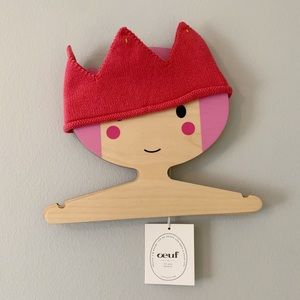 Oeuf NY knit crown in coral